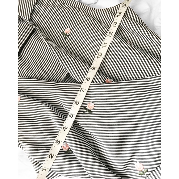 CALVIN KLEIN Women’s Embroidered-Stripe Waterfall Wrap Midi Dress - Picture 12 of 15